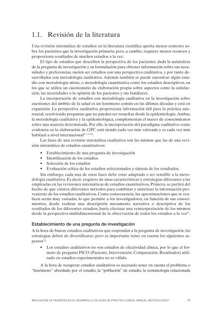 Manual de ImplicaciÃ³n de Pacientes en desarrollo de ... - GuÃ­aSalud