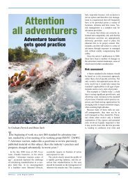 New ISO standard for Adventure Tourism - BSI Shop