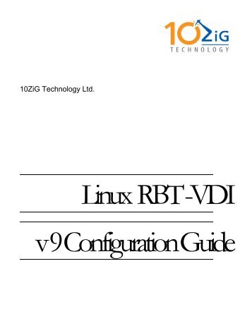 Linux RBT - 10ZiG Technology