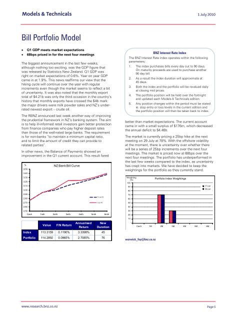 Models & Technicals - Wholesale Banking - Home