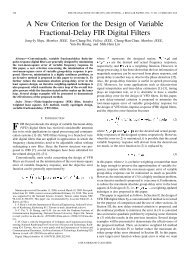 A New Criterion for the Design of Variable Fractional ... - IEEE Xplore