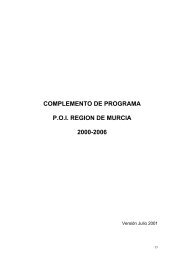 PO Murcia (pdf) - DirecciÃ³n General de Fondos Comunitarios