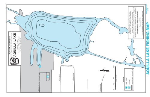 aquilla lake fishing map - Ohio Department of Natural Resources