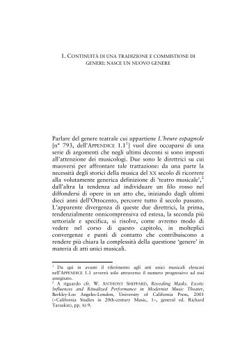 Continuità di una tradizione, pp. 1-49 - Università degli studi di Pavia