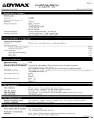 Material Safety Data Sheet