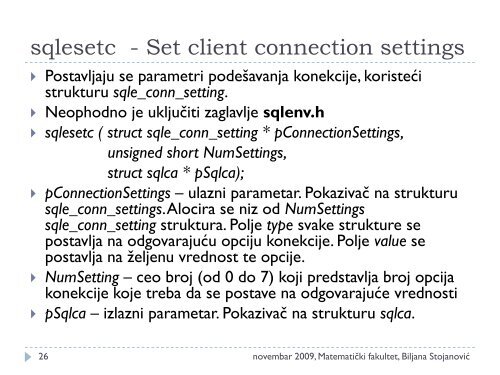 Distribuirane i objektne baze podataka - Ncd.matf.bg.ac.rs ...