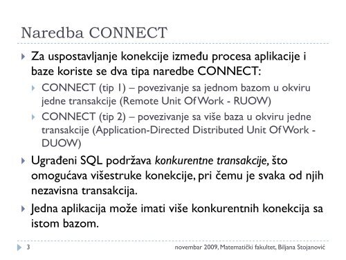 Distribuirane i objektne baze podataka - Ncd.matf.bg.ac.rs ...