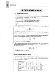 Exercices - Cours d'économétrie et d'analyse des données