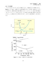 12 2.3.2 圧力効果 ギブスの自由エネルギーは圧力の関数 ... - Tsuji Lab