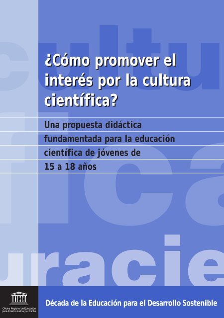 CÃ³mo promover el interÃ©s por la cultura cientÃ­fica? - Uruguay Educa