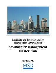 Stormwater Management Master Plan - MSD