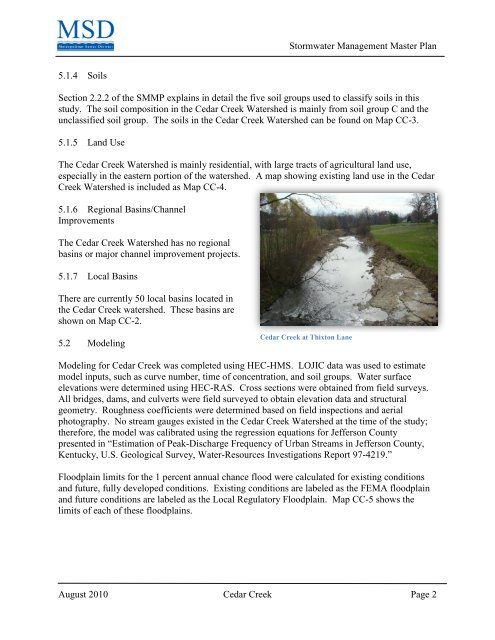 Msd Project Stormwater