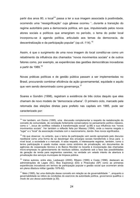 construindo a cidadania: avanÃ§os e limites do ... - Inclusive Cities