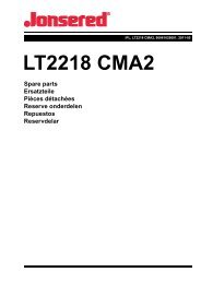 IPL, LT2218 CMA2, 96061026601, 2011-05, Tractor - Jonsered