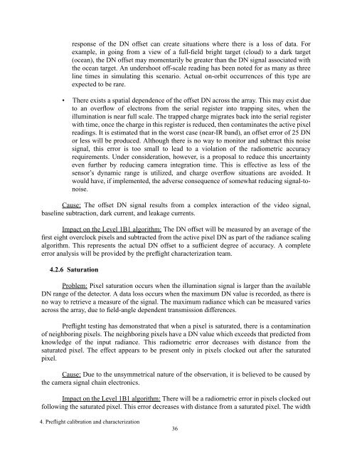 MISR: In-Flight Radiometric Calibration and Characterization Plan