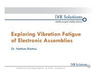 Exploring Vibration Fatigue of Electronic Assemblies - DfR Solutions