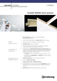 UK Clean room grid - Armstrong