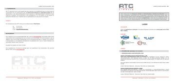 Fiche Lassen (PDF) - RTC Limburg