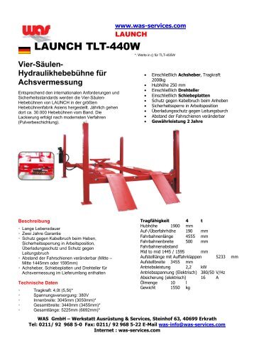 LAUNCH TLT-440W