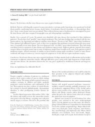 PRESUMED SINUS-RELATED STRABISMUS - The American ...