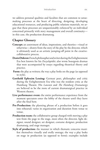 The Process of Dramaturgy - Focus Publishing