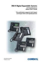 DSU II Digital Expandable Systems - Myco-com.biz