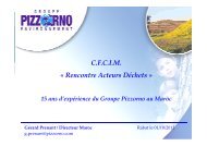 Présentation du Groupe Pizzorno au Maroc - Ea éco-entreprises