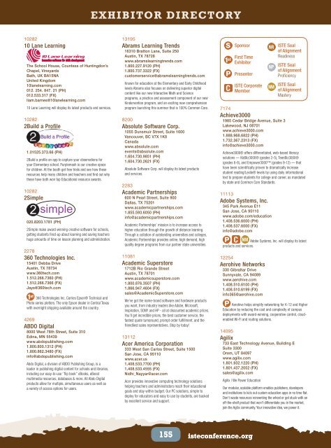 ISTE 2013 Program - ISTEconference.org