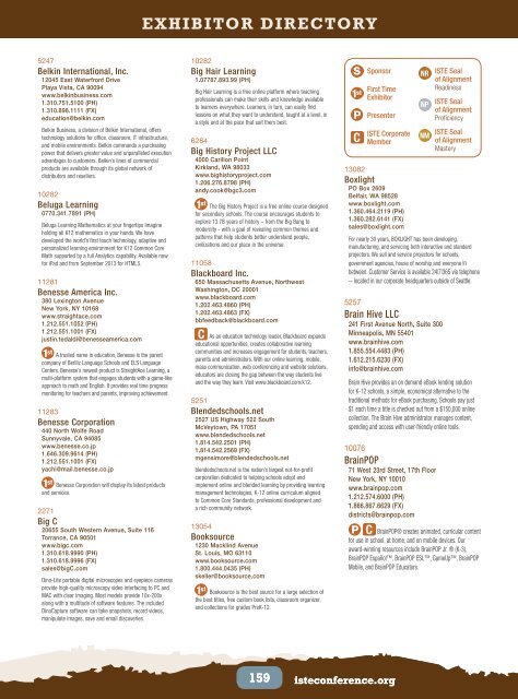 ISTE 2013 Program - ISTEconference.org