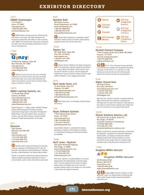 ISTE 2013 Program - ISTEconference.org