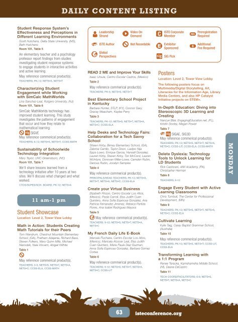 ISTE 2013 Program - ISTEconference.org