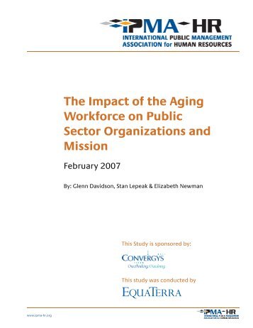 The Impact of the Aging Workforce on Public Sector Organizations ...