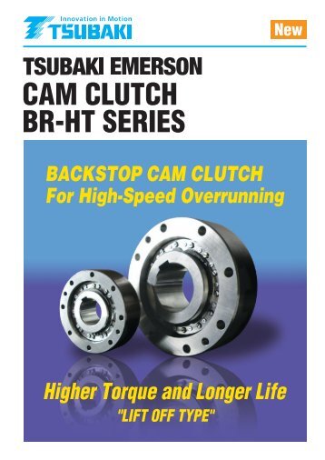 BR-HT Series Cam Clutch Catalog English - Tsubaki Europe