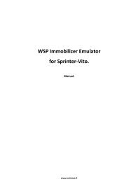 WSP Immobilizer Emulator for Sprinter-Vito. - noimmo