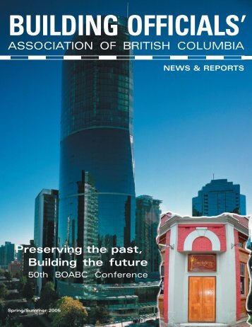 Spring/Summer 2005 - Building Officials' Association of BC