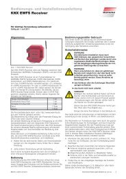 Bedienungs- und Installationsanleitung KNX EWFS ... - Warema