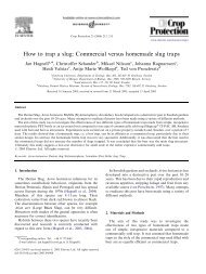 How to trap a slug: Commercial versus homemdae slug traps