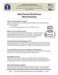 What Parents Should Know About Runaways - LawHelpMN.org