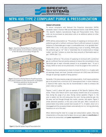 nfpa 496 type z compliant purge & pressurization - Specific Systems