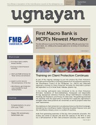 First Macro Bank is MCPI's Newest Member - Banking with the Poor ...
