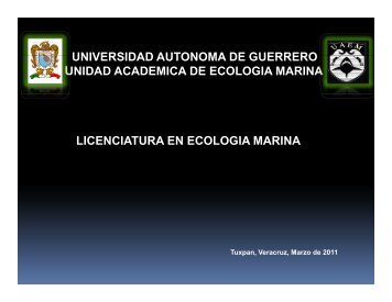 8. PE ECOLOGIA MARINA UAG.pdf - Facultad de Ciencias Marinas