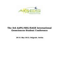 The 3rd AAPG/SEG/EAGE International Geosciences Student ...