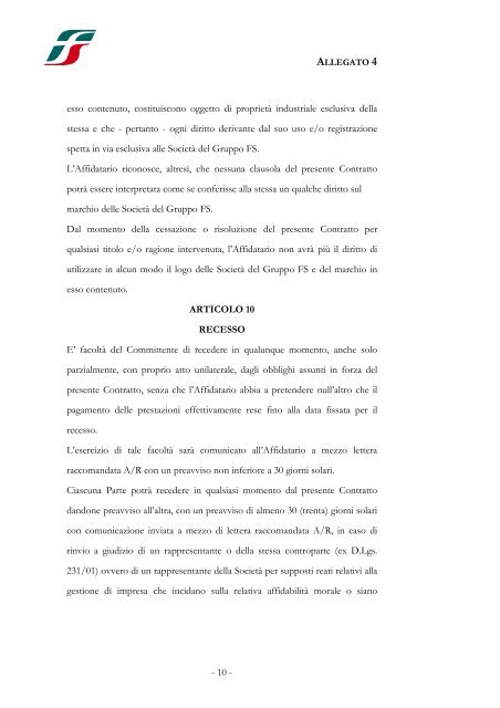 schema di contratto aperto per l'affidamento del servizio di supporto ...