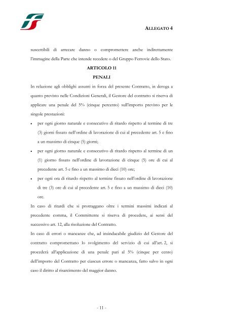 schema di contratto aperto per l'affidamento del servizio di supporto ...