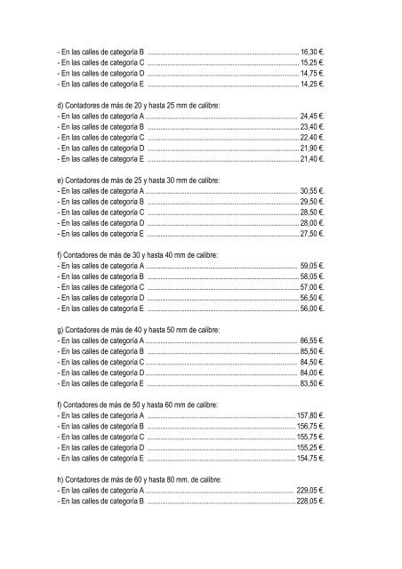 abastecimiento domiciliario de agua potable y otras ... - ISOTools