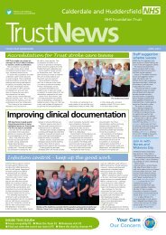 Trust News April 2013 - Calderdale and Huddersfield NHS ...