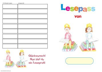 Download Lesepass Variante 1 - Zaubereinmaleins