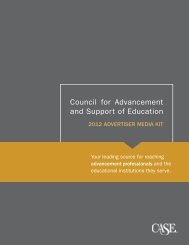 Council for Advancement and Support of Education - CASE