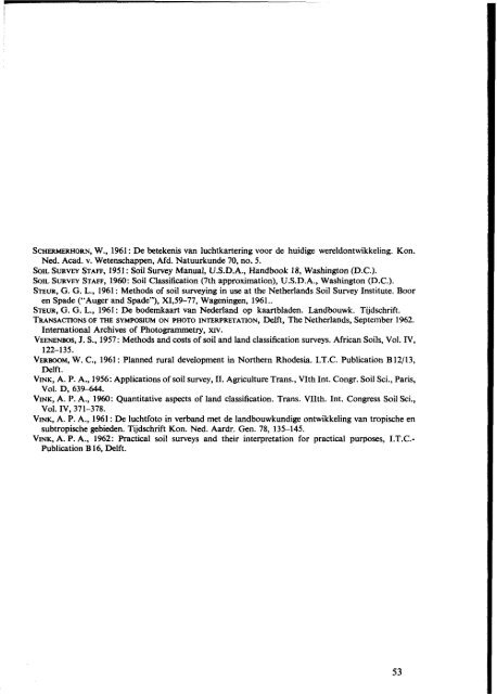 4. THE INTERPRETATION OF SOIL SURVEYS FOR PRACTICAL ...