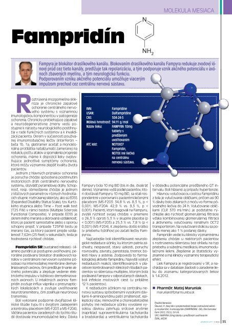 LekáRnické LiSTy® 1/2012 - Slovenská lekárnická komora